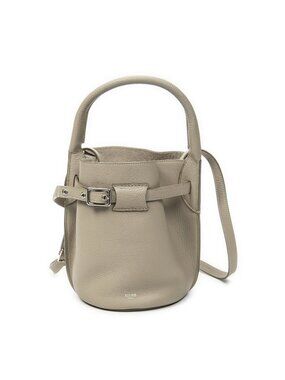 Celine Nano Bucket Big Bag Gray Calfskin Leather